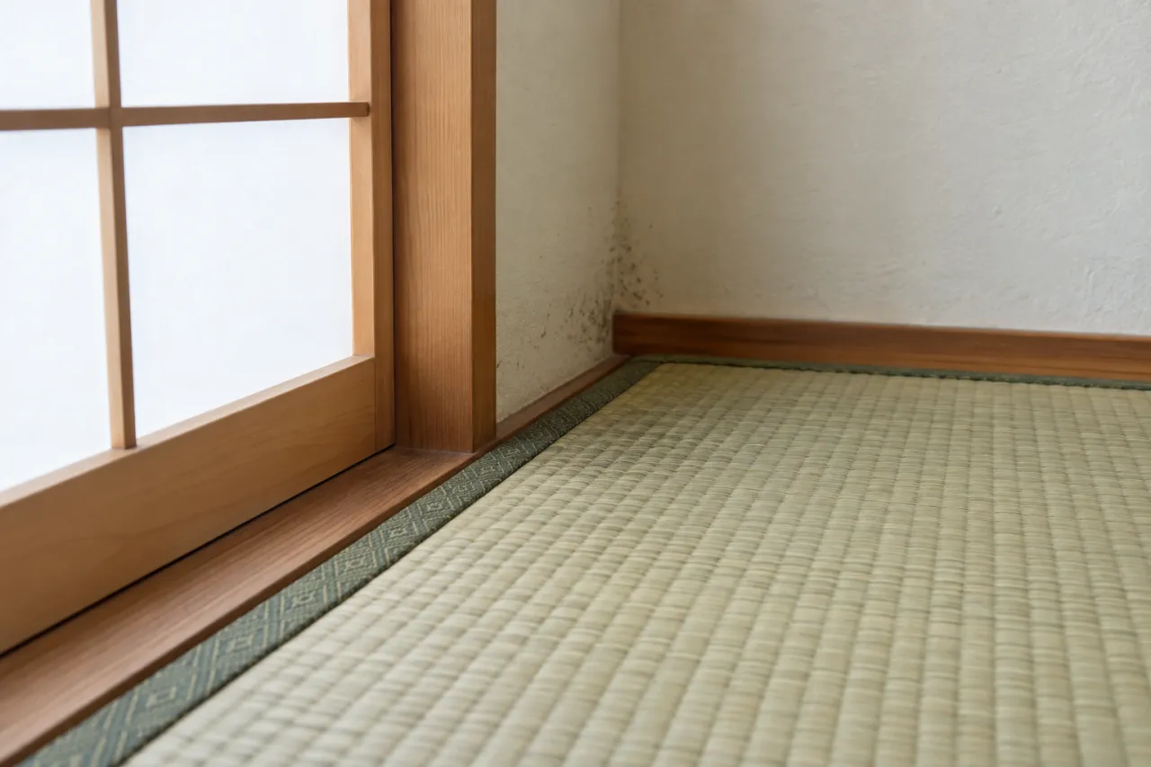 東京の畳のカビと床材変更