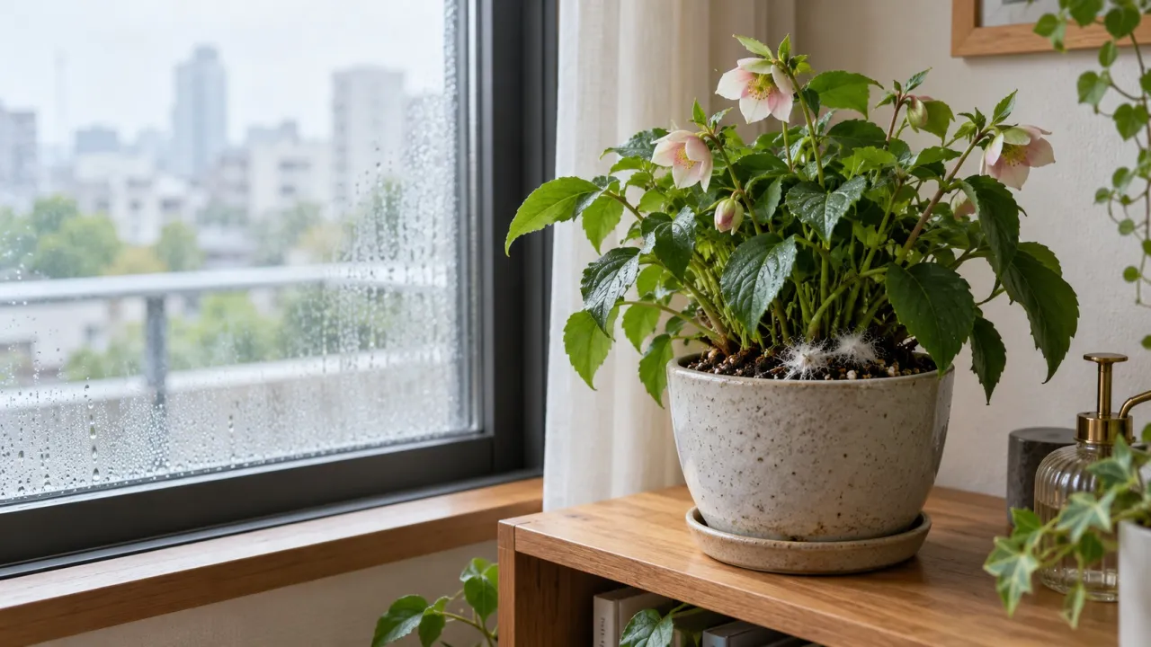花・観葉植物にカビが生えたら？土・葉・鉢と室内の湿りを分けて対処