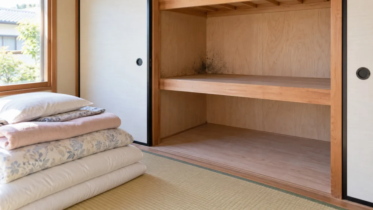 押入れのカビはDIYで対処できる？黒ずみ確認とリフォーム判断